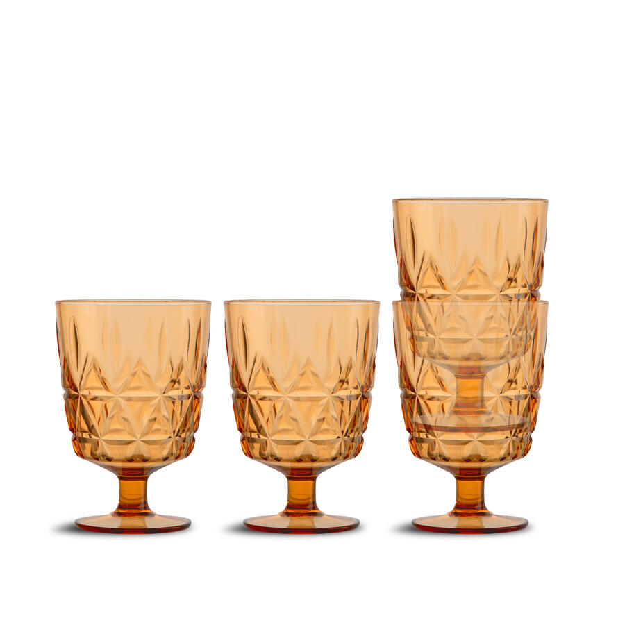Juni picnic glass - Amber