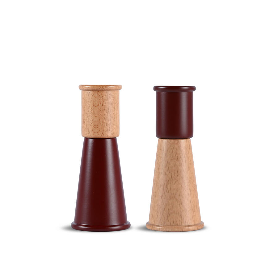 Set of 2 Dark red mills