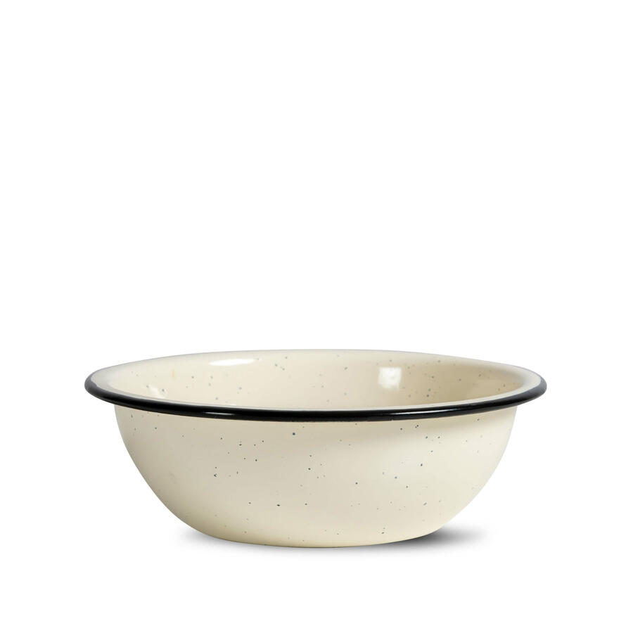 Doris enamel bowl - White